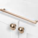10 Pack Champagne Bronze Pulls 7.5 Inch(192mm) Hole Centers Kitchen Cabinet Handles Zinc Alloy Champagne Drawer Pulls