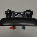 Premium Tailgate Handle Latch and Bezel Trim with Rod Clips, Fits for 1999-2007 Chevy Silverado GMC Sierra 1500 2500 3500, Replaces# 15997911, 15228539, 15228540, 15228541 (Black)