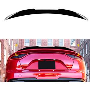 Rear Trunk Boot Spoiler Lip for KIA Stinger 2017-2023, Rear Trunk Boot Spoiler Lip for KIA Stinger 2017-2023, Black