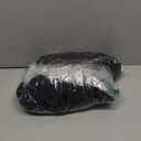 YMDUCH Women's Casual Short Sleeve Square Neck Solid Slim Flowy Maxi Dress with Pockets Black, Size M