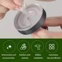 3 x Shower Suction Cup Hooks, 2-Pack Shower Hooks for Bathroom, Kitchen, Glass Door, Mirror, Tile, Holds 15 Pounds of Objects, No Drilling Required, Reusable (Black)