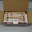 Joyreal Montessori Toys for 1 Year Old Girl Gift - Pink Wooden Hammering Pounding Toy with Xylophone & Fishing Game - Toddler Learning Activities for Kids 1+ 2 3 Year Old Christmas Birthday Gifts