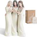Storieme Friend Birthday Gifts for Women: Unique 3 Sisters Friendship Resin Figurines Statue - Sister Gift from Sisters - Special Christmas Friendship Day Present for Besties Female