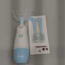 Meqtpomy Kids Electric Tooth brushU Shaped Toothbrush Waterproof Battery Powered 360 Automatic Sonic Toddler Toothbrushes for 8-13 Years Old for Boys Girls with 2 Replacement Brush Heads Blue