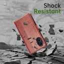 Wallet Case for iPhone 17 with Credit Card Holder,PU Leather Folio Flip Kickstand Protective Shockproof Cover for Apple 17 Phone Case (Brown, for iPhone 17-6.3'')