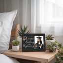2026 Graduation Picture Frame,A Sweet Ending to A New Beginning Photo Frame,4 x 6 Inch Photo