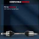 CCIYU Front- CV Axle Shaft Assembly for Hyundai for Santa Fe 2007-2009
