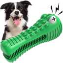 Dog Toys for Aggressive Chewers Large Medium Breed, Indestructible Dog Toothbrush Chew Toys, Squeaky Interactive Tough Extremely Durable, Dogs Toys to Keep Them Busy (green)