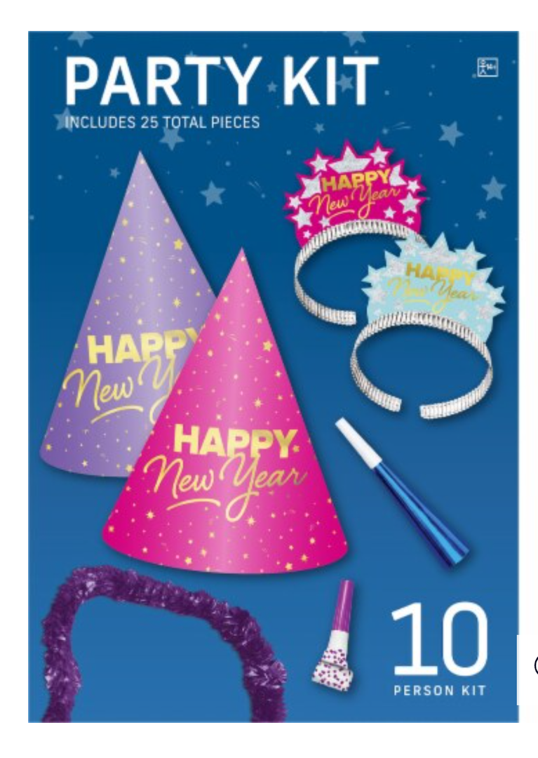 Amscan Shooting Stars New Year's Party Kit
