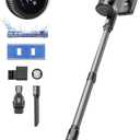 Proscenic Cordless Vacuum Cleaner,45Kpa 55Mins P11 Mopping Wet Dry Vacuum and Mop Combo All in one, Lightweight Stick Vacuum with LED Display, Long Runtime Ease of use for All Floors Pet Hair Carpet (Gray)