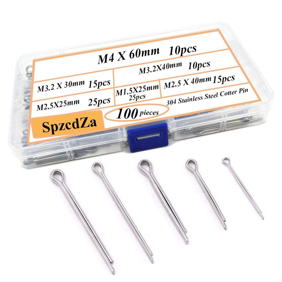 4 x 100pcs 304 Stainless Steel Cotter Pin Clip Key Fastner Fitting Assortment Kit for Automotive Mechanics Small Engine RepairAutomotive, Mechanics, Car Garage, Power Equipment, Cars, Trucks Law 4 x 100pcs 304 Stainless Steel Cotter Pin Clip Key Fastner Fitting Assortment Kit for Automotive Mechanics Small Engine RepairAutomotive, Mechanics, Car Garage, Power Equipment, Cars, Trucks Law
