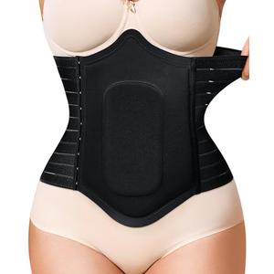 YERKOAD 360 Lipo Foam Post Surgery Ab Board Breathable Tummy Tuck Recovery Waist Cincher Abdominal Compression Board (Black, S)
