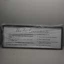 The Ten Commandments Scripture Sign Wall Decor 40"X15" Bible Verse Catholic Christian Large Wooden Framed Wall Hanging Art (Black)