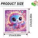 4 x CSHYYDS Diamond Art Kits for Kids,Octopus Baby Gem Art,Diamond Painting kit for Girls Boys Adults,Crafts Kits GITS for Birthday(6.69 * 6.69in)