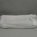 Alise Bathroom Glass Shelf with Stainless Steel Railing, Polished Chrome Small Tempered Glass Floating Wall Shelf Over The Toilet, 16 inch