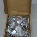 5/8 Cam Locks - 5/8 Diameter Cam Lock Keyed Alike Cabinet Locks Secure Files Drawers Mailbox RV Cylinder Replacement Lock Set, Camper Door Tool Box, Zinc Alloy(12 Pack)