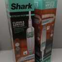 Shark Steam Mop with 2 Machine Washable Dirt Grip Pads, Removable Water Tank, Lightweight, Steam Cleaner for sealed Hard Floors, Marble, Stone, Hardwood, Tile, Laminate, White/Seafoam, S1000