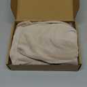 M METERXITY 1-Pack Square Ottoman Cover, 13 x 13 x 15 Inch Stretchable Velvet Fabric Ottoman Slipcover Footstool Foot Rest Protector with Elastic Bottom for Living Room/Indoor [Camel]