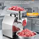FOHERE #12 Commercial Meat Grinder 1.2HP Heavy duty