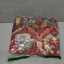 Lahome Christmas Area Rug 3x5, Washable Christmas Rugs for Living Room Bedroom, Soft Non Slip Red Xmas Low Pile Accent Carpet for Entryway Kitchen Winter Holiday Decor, Red