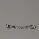 Strap Compatible with Fitbit Charge 4/Charge 3, Women Adjustable Metal Bracelet Band Stainless Steel Solid Strap Wristband Compatible with Fitbit Charge 3/Charge 4 - Silver