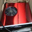 Frigidaire Counter top Portable, 26 lb per Day Nugget Ice Maker Machine (Red Stainless Steel)