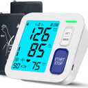Blood Pressure Monitors for Home Use, 9-17'' & 13-21'' Extra Large Blood Pressure Cuff Upper Arm, Oversized Operation Button &Large Backlit LCD, Automatic BP Machine with USB Cable and 4 AAA Batteries