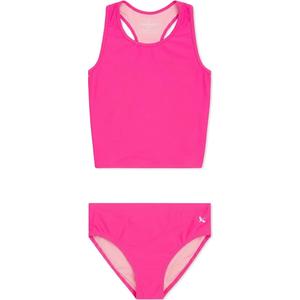 Eddie Bauer Girls' UPF 50+ Swim Bikini Bottom and Racerback Tankini Set M