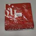 Red Christmas Santa Pillow Covers 18x18 Inches, Hohoho Winter Christmas Decorative Pillowcase Cases, Winter Retro Xmas Holiday Throw Pillow Covers for Couch Sofa Bed Home Room Decor