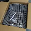 8 Pack Wire Storage Baskets for Organizing with Removable Tags, Pantry Organization Bins for Kitchen Cabinets, Closet - Metal Basket for Laundry, Garage, Refridge, Bathroom Countertop Organizer, Black