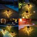 Solar Lanterns Outdoor Waterproof, Hummingbird Decorations Garden Decor, Solar Lantern Outdoor Lamp, Decorative Garden,Yard,Patio,Lawn, Porch, Unique Birthday Gifts for Women, Mom,Grandma