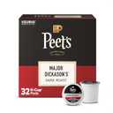 Peet's Coffee Coffee Pods, Dark Roast, Major Dickason's Blend, 32 K Cups (EXP 06/28/27)