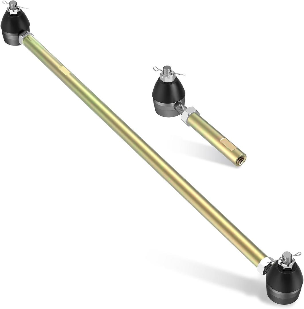 DRIVE UP Golf Cart Tie Rod, Ball Joints and Rack Pinion Drag Link Kit for Club Car DS, Turf, Carryall, Villager 1984-2008 Gas and Electric Golf Carts, OEM 1010219 1012467 7540 7539