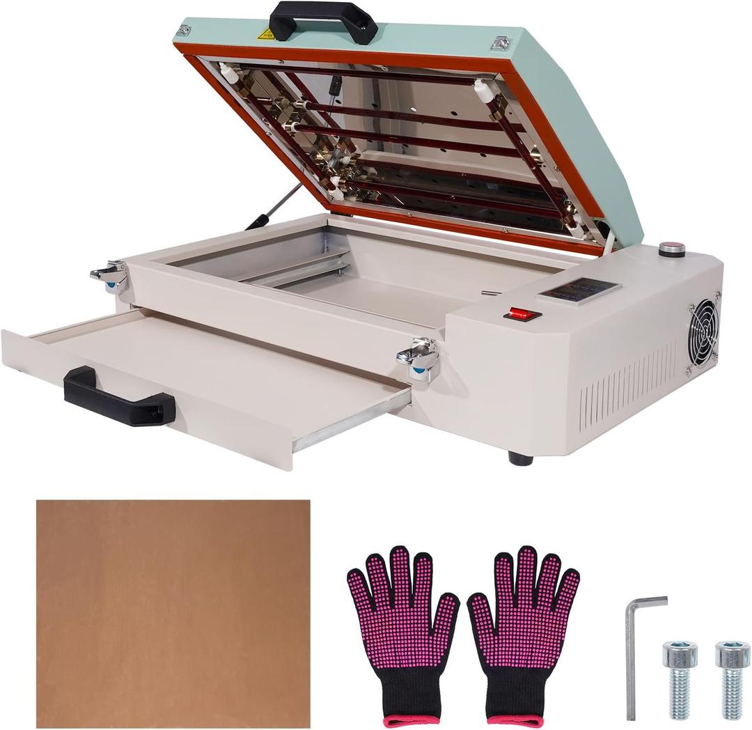 Upgraded DTF Oven Heater A3/A4/A5 DTF Oven with Time & Temperature Control, Vent, Curing Heater DTF Transfer Suitable for 16.93In 14.96In DTF Transfer Film by MECOLOUR