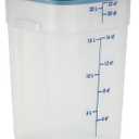 Cambro FreshPro 22 Quart (QT) Food Storage Container with Lid (Restaurant Grade) - for Food Prep, Commercial Kitchen, Pet and Dog Food Container (Translucent)