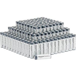Amazon Basics 150-Pack AA Alkaline Industrial Batteries, 1.5 Volt, 5-10 Year Shelf Life