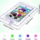 Skylety 5 Pcs Money Puzzle Box Gift Card Box Plastic Puzzle Card Holder Fun Maze Intellectual Pinball Machine Game for Teens and Adults Birthday Party Favors(Clear, Blue, Purple, Pink, Green)