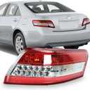 Rear Tail Light Brake Lamp Passenger Right Side Compatible with Toyota Camry 20102011 (Submodel: Base, LE, SE, XLE)
