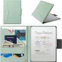 Cobak Premium PU Leather Case for Remarkable Paper Pro 11.8" (2024)  Slim Magnetic Back Cover with Auto Sleep/Wake, Folder Design, Magnetic Pen Holder Strap, Sage Green
