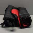 Soulchen 37 Inch Durable Foam Snow Sled for Adults and Beginners, Large Lightweight Snow Sled with 6 Handle, Winter Outdoor Fun, Backyard & Hill Use (Red and Blue)