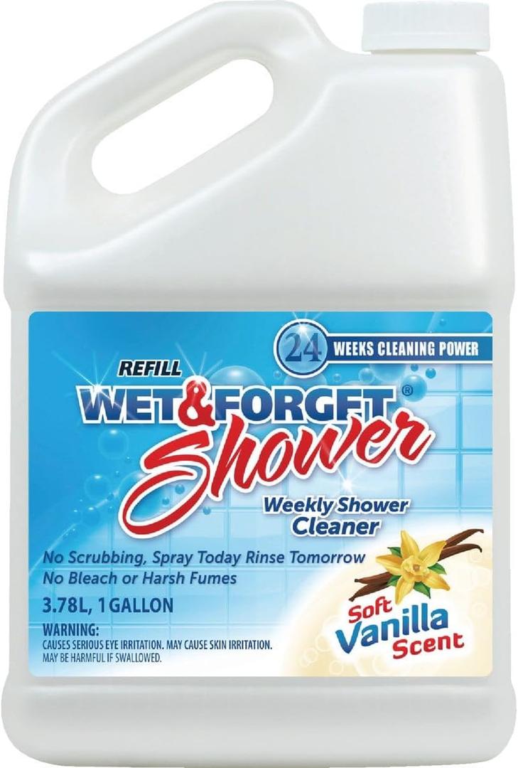 Wet & Forget Vanilla Scent Shower Cleaner 1 gal Liquid