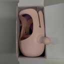 Smily Mia 2pack Penguin Teether for Babies 0-6Month, Infant Teething Toys,Pacifiers for Breastfed Babies, Silicone Teething Mittens for 3-6Months, Perfect Shower Gift+Baby Registry, Pink&Purple