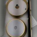 2 Pack Cordless Table Lamps, 3 Colors Stepless Dimming, 5000mAh Rechargeable Battery LED Desk Lamp for Bedroom/Couple Dinner/Desk/Cafe/Dining Room/Terrace