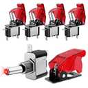 Nilight 5PCS12V LED Toggle Switch Heavy Duty 20A SPST ON Off 3 Pin Rocker for Automotive Cars Trucks Boats Racking