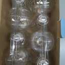 LED Edison Bulbs 6W, Equivalent 60W, High Brightness Daylight White 5000K, 750 Lumens, ST58 Vintage LED Filament Bulbs with 90+ CRI, E26 Base, Dimmable, Clear Glass, Pack of 8