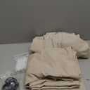 Pinch Pleated Curtains 90 Inches Long 2 Panels Set,Beige Semi Sheer Blend Fabric Farmhouse Cozy Rustic Western Home Decor Curtain Drapes for Living Room Bedroom,40x90 inch Length,Apricot (Linen)