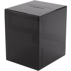 Gamegenic Bastion 100+ XL Deck Box - Compact, Secure, and Perfectly Organized for Your Trading Cards! Safely Protects 100+ Double-Sleeved Cards, Black Color, Made