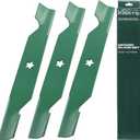 UDC Parts 532187256 Mower Blades Replacement for Z254 Husqvarna 54 inch RZ5426 YTH26V54 LGT2654 MZ54S RZ5424 YTH2454 187256 532 18 72-56 Craftsman Poulan / 3 Pack High Lift