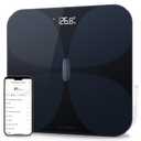 Yunmai Smart Scale with BMI, Body Fat, Muscle Mass, Body Weight, Body Fat Scale, 13 Body Composition Scale, Accurate Digital Bathroom Scale Bluetooth, Apple Health Compatible, Rechargeable 400lb (Black)