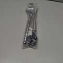 DOITOOL Adjustable Stainless Steel 12In Telescopic Motorcycle Flagpole with Handlebar Mount for Outdoor Riding and Bike Accessories